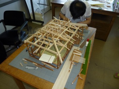 白寿庵模型製作　2011-１