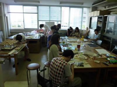 白寿庵模型製作　2011-6