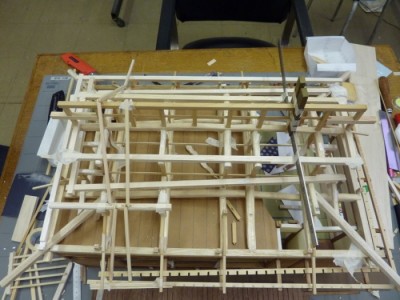 白寿庵模型製作　2011-10