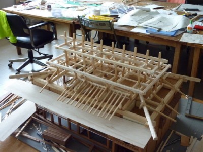 白寿庵模型製作　2011-37